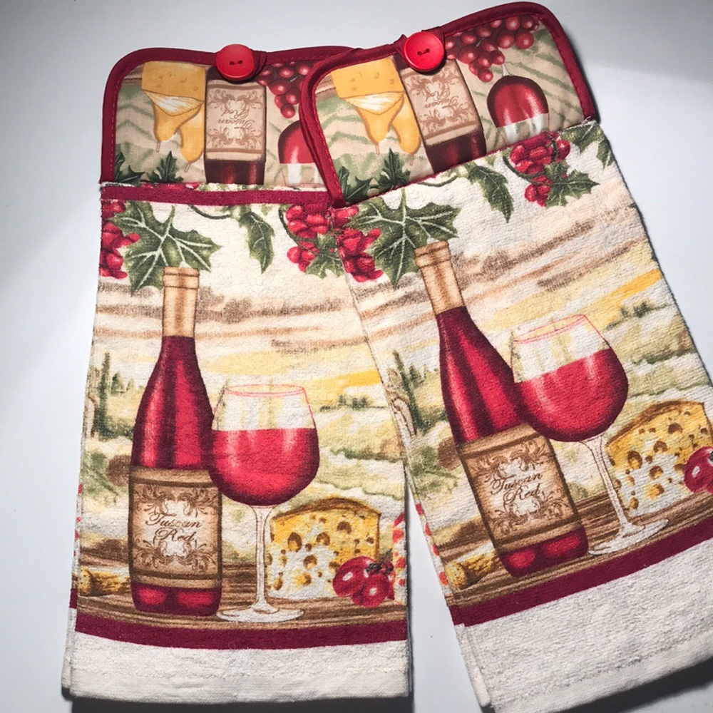 Wine Kitchen Towels 🍷